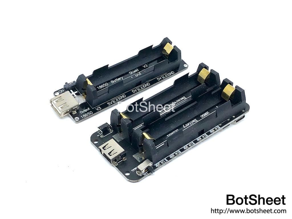 18650 多路輸出電源模組 (3V, 5V 輸出)