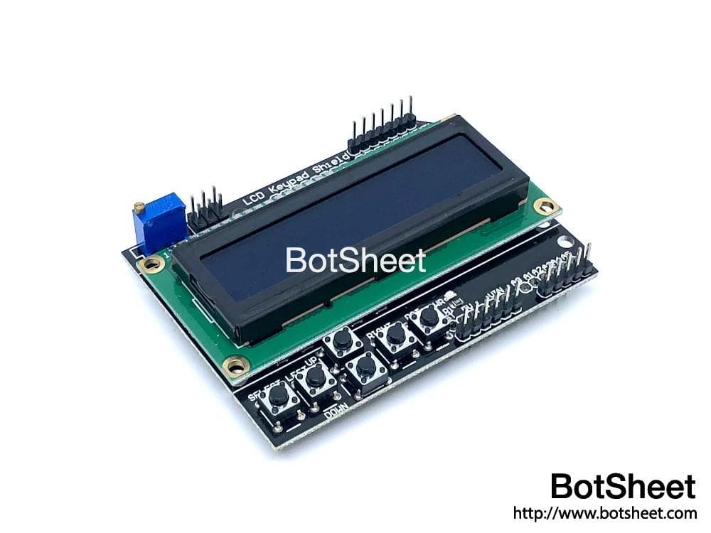 Arduino LCD1602 液晶按鍵擴展板
