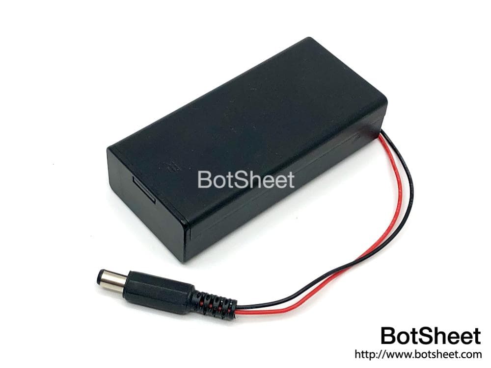 18650 有蓋電池盒 (2顆)(7.2V)