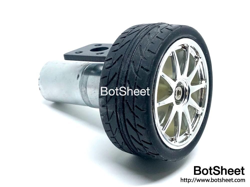 GM25-370 齒輪減速馬達連輪子