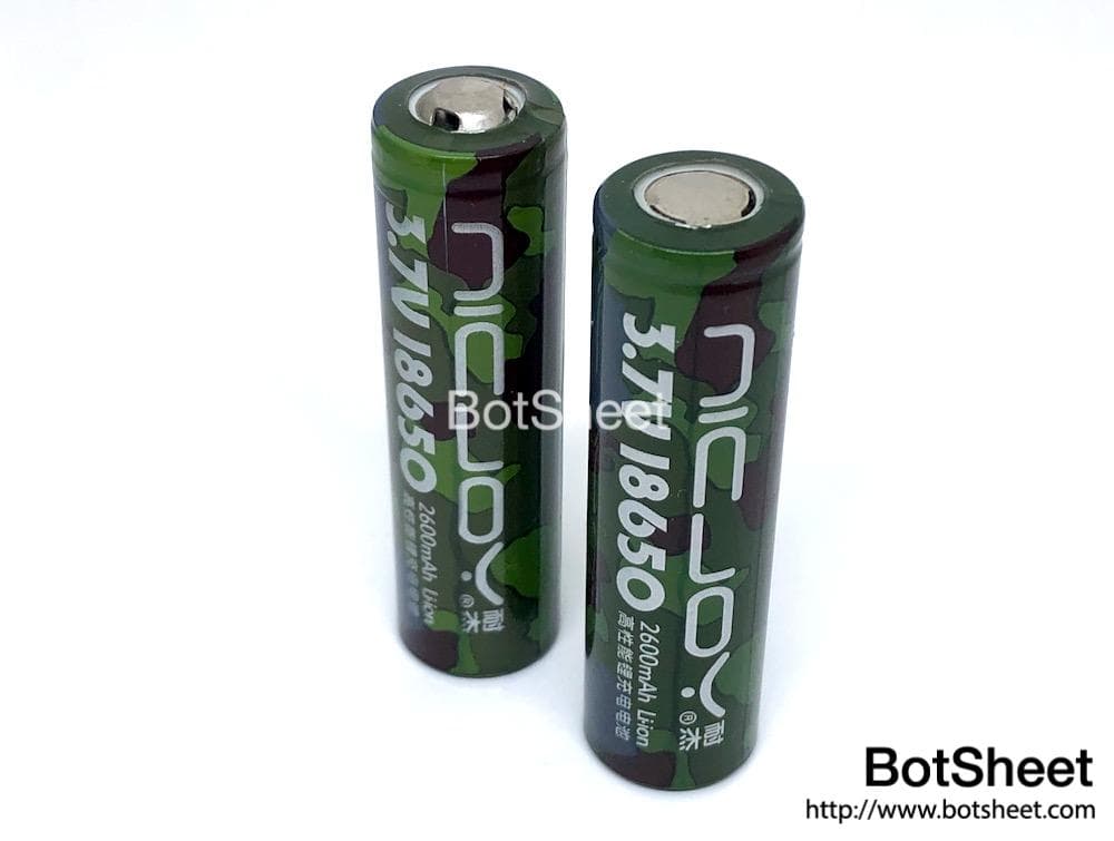 Nicjoy 18650 鋰電池 (2600mAh)