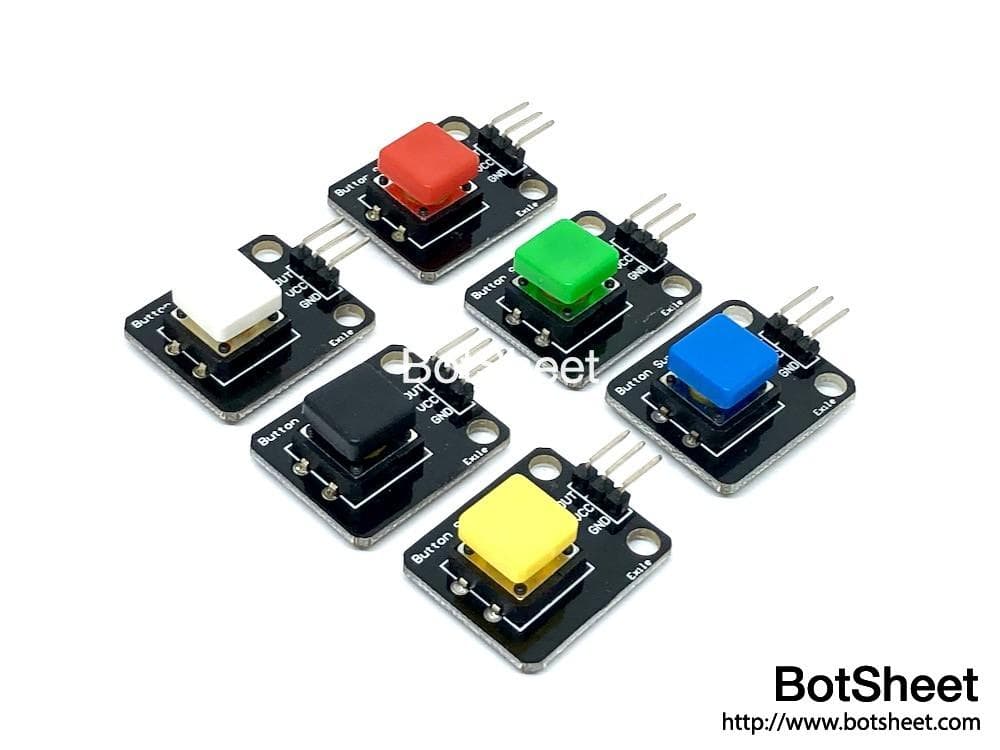 方形形按鈕模組