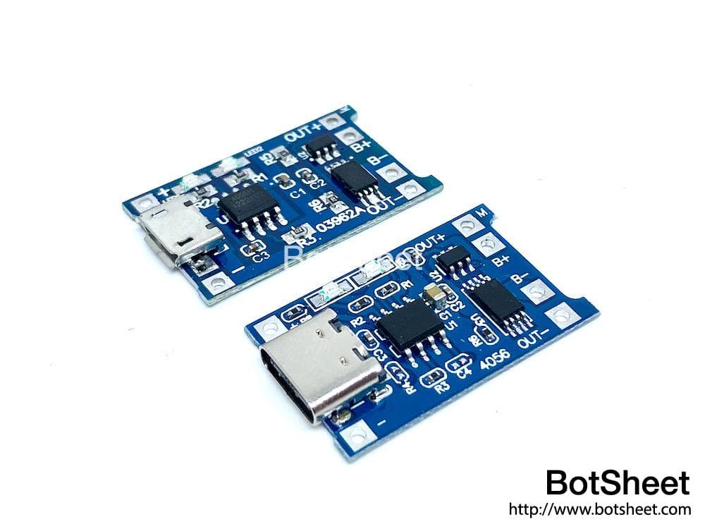 TP4056 鋰電池充電模組 (帶保護板)